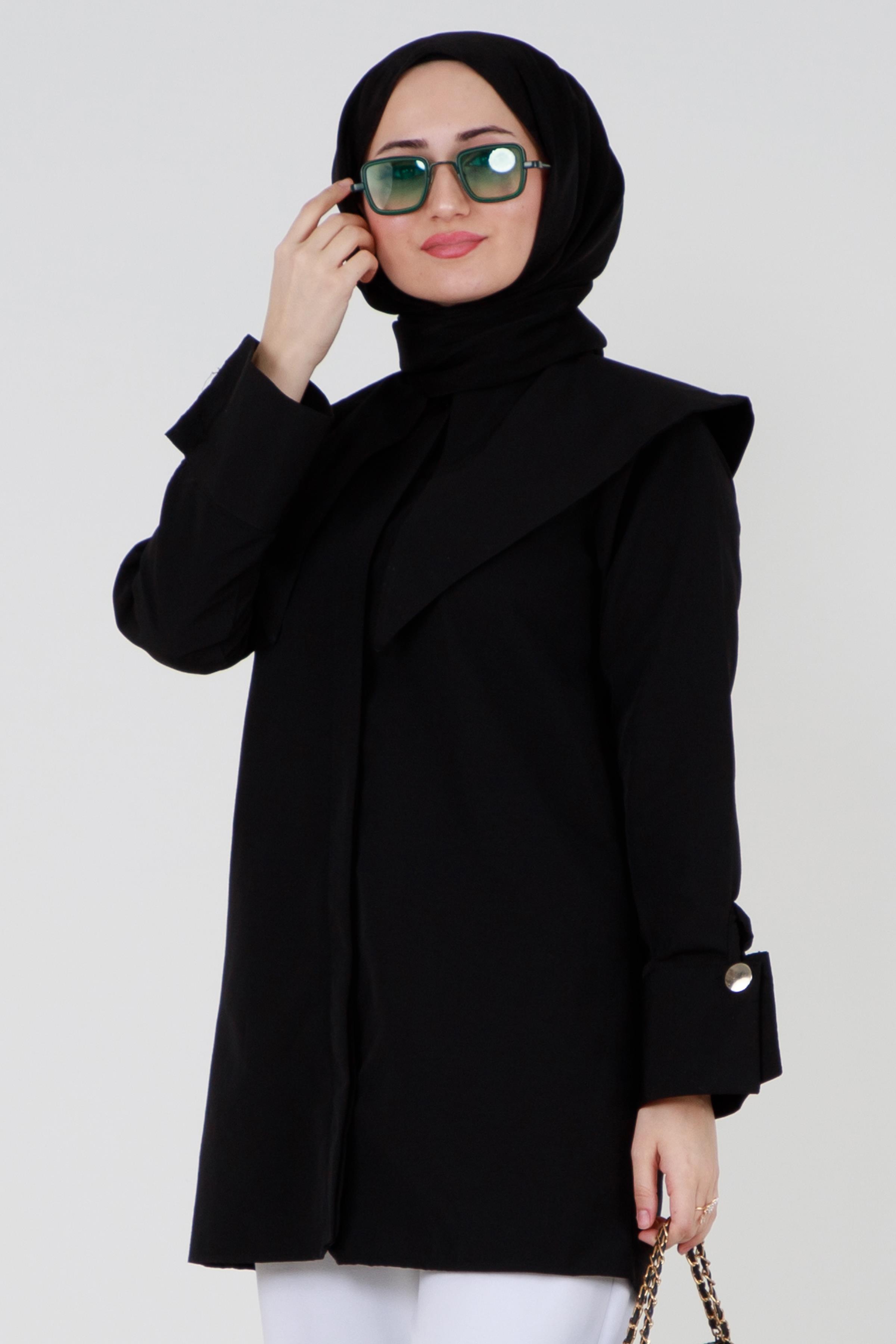 Large Collared Shirt-Black