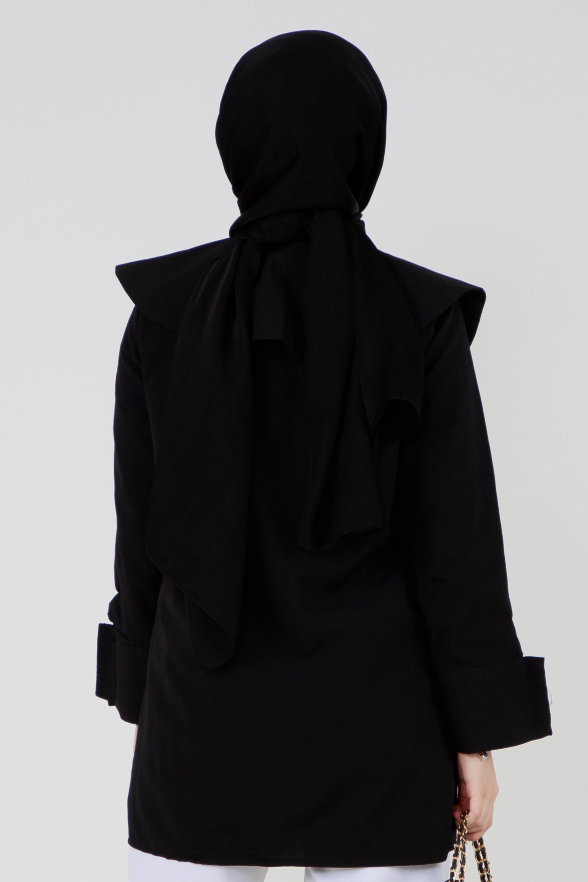 Large Collared Shirt-Black