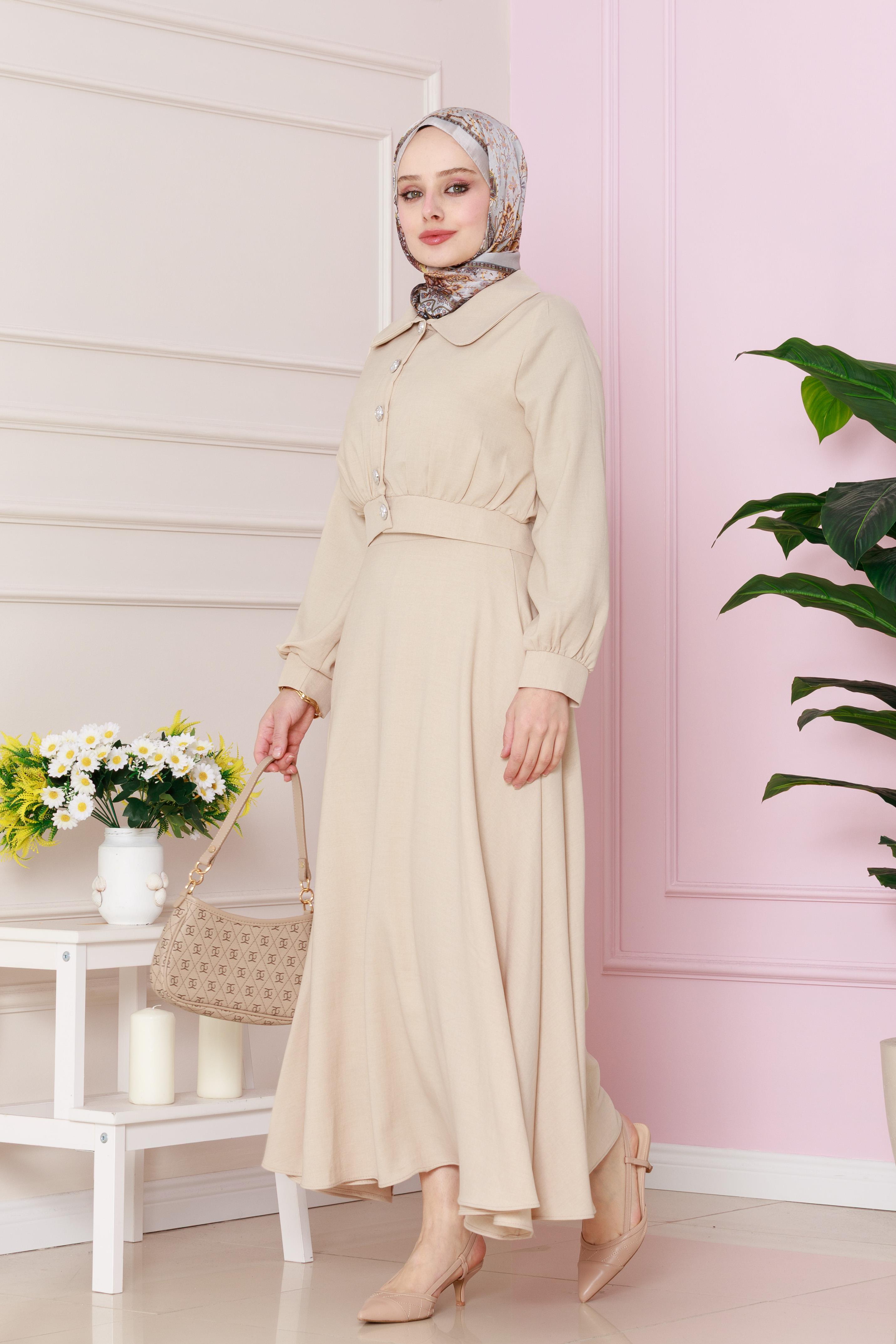 طقم عصري - اللون البيج