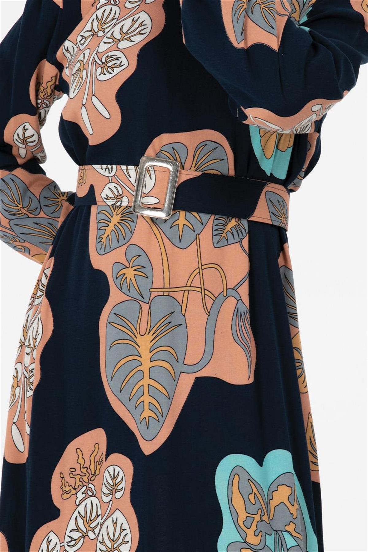 Viscose Fabric Desing Dress - Salmon
