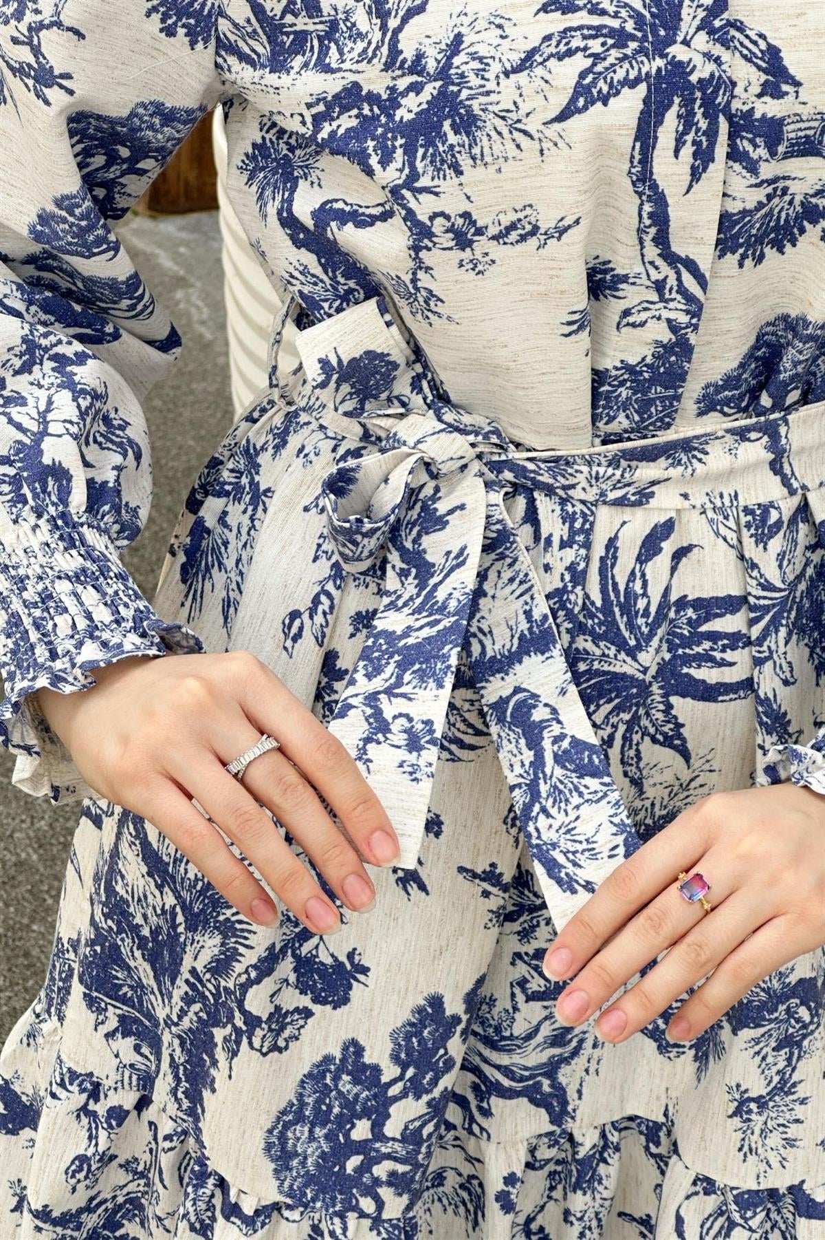 Nature Patterned-Blue