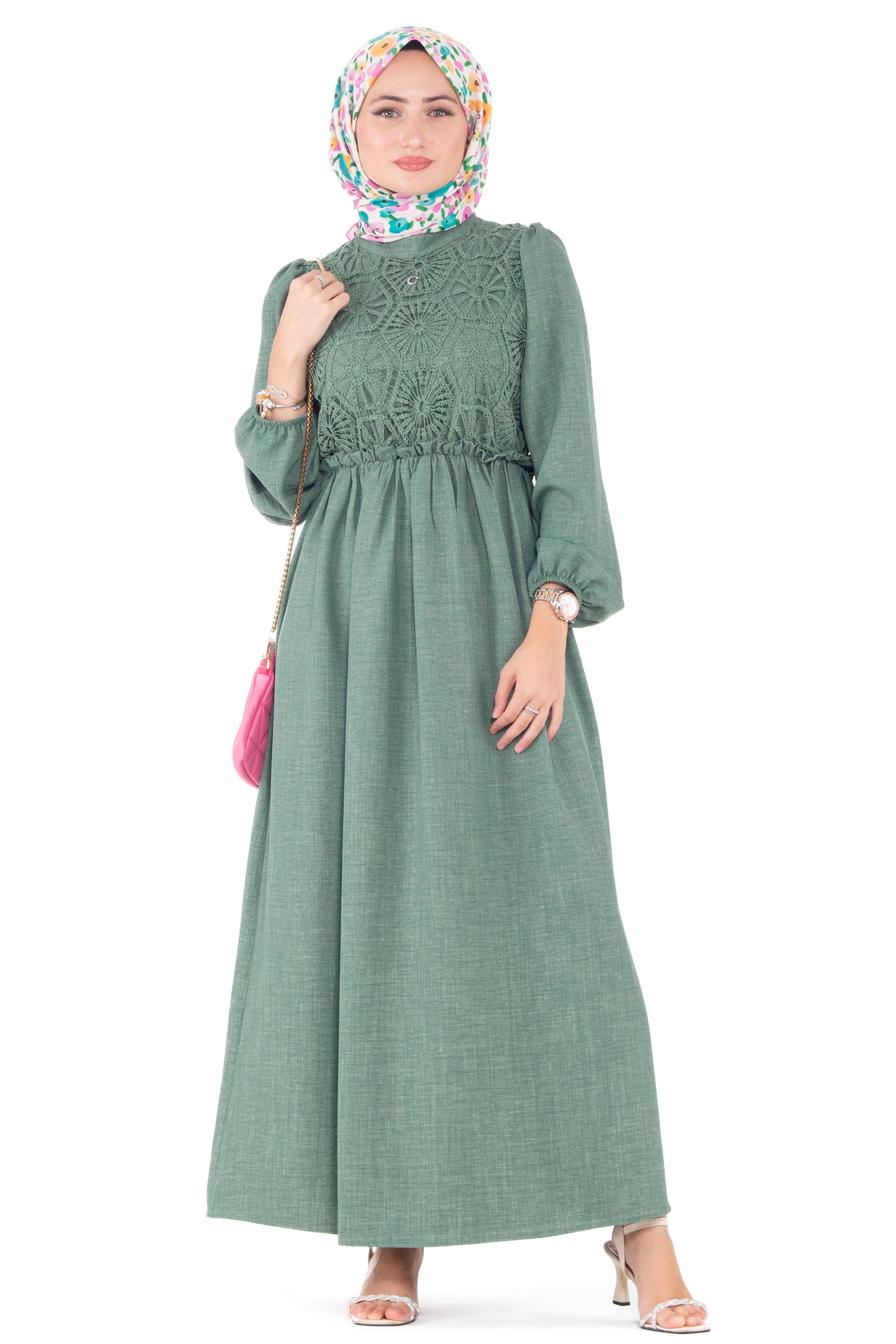 Firuze Elbise-Mint Yeşili