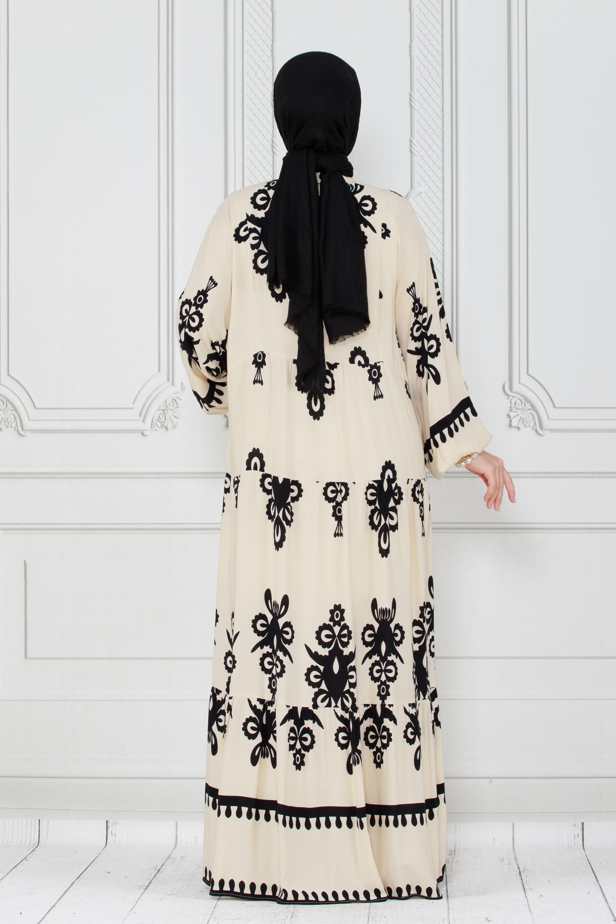 Viscose Dress-Cream color