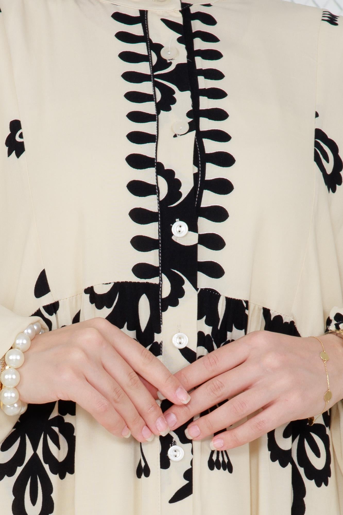 Viscose Dress-Cream color