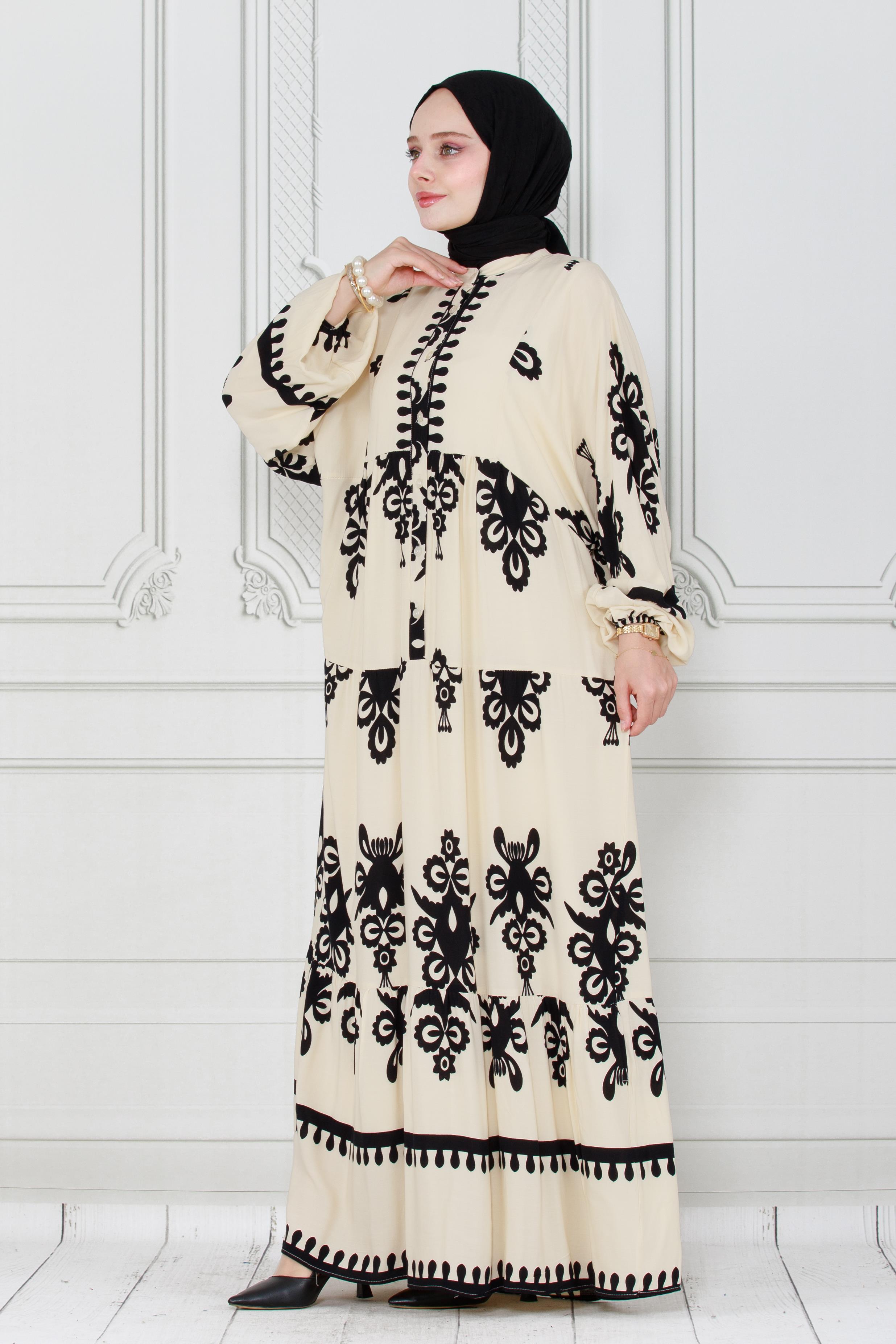 Viscose Dress-Cream color