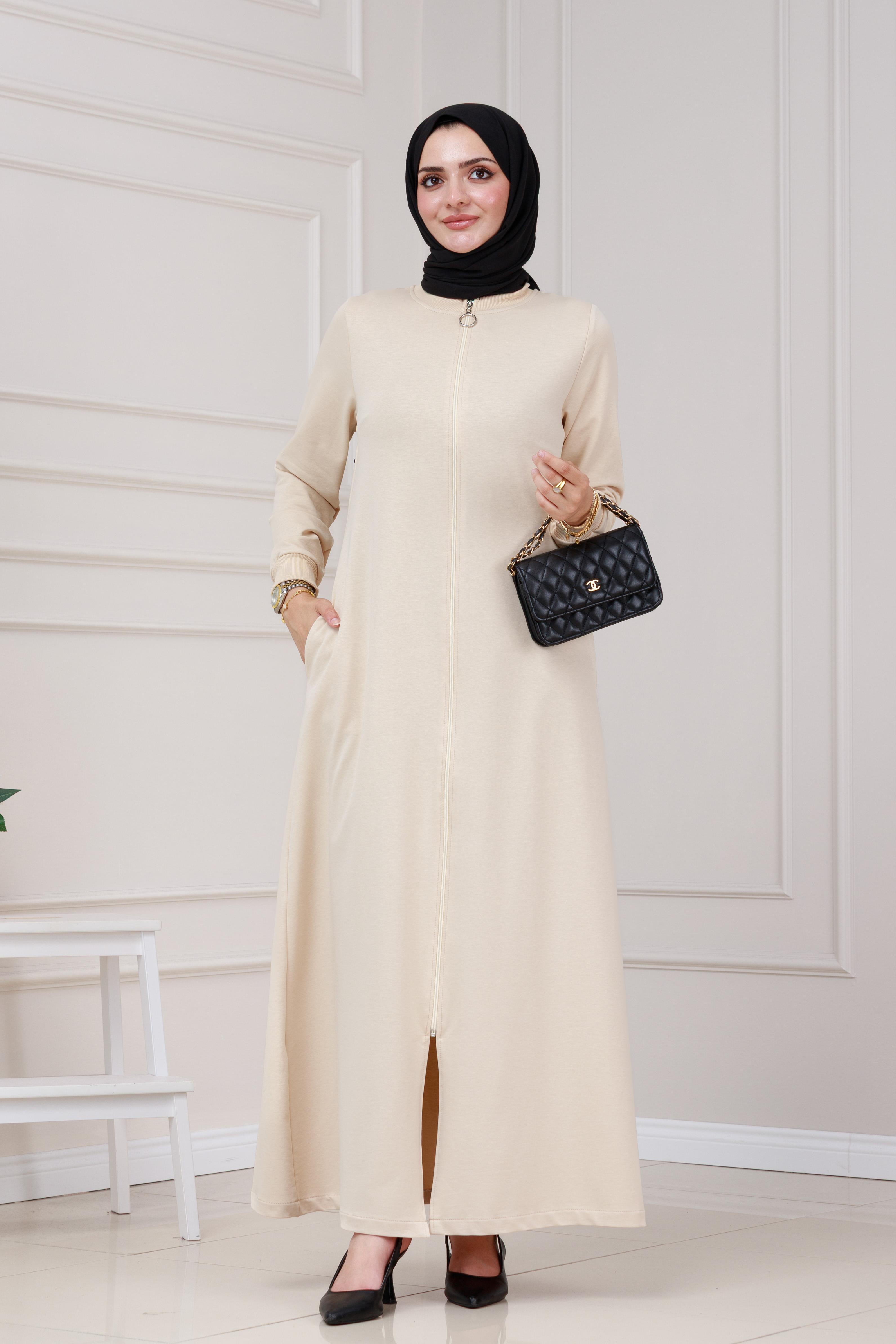 İki İplik Cepli Ferace-Bej