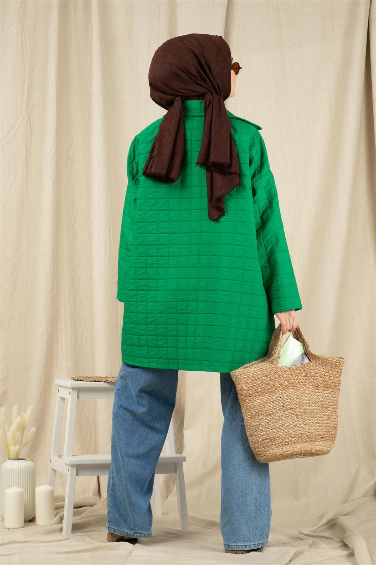 جاكيت كابيتون-اللون الأخضر