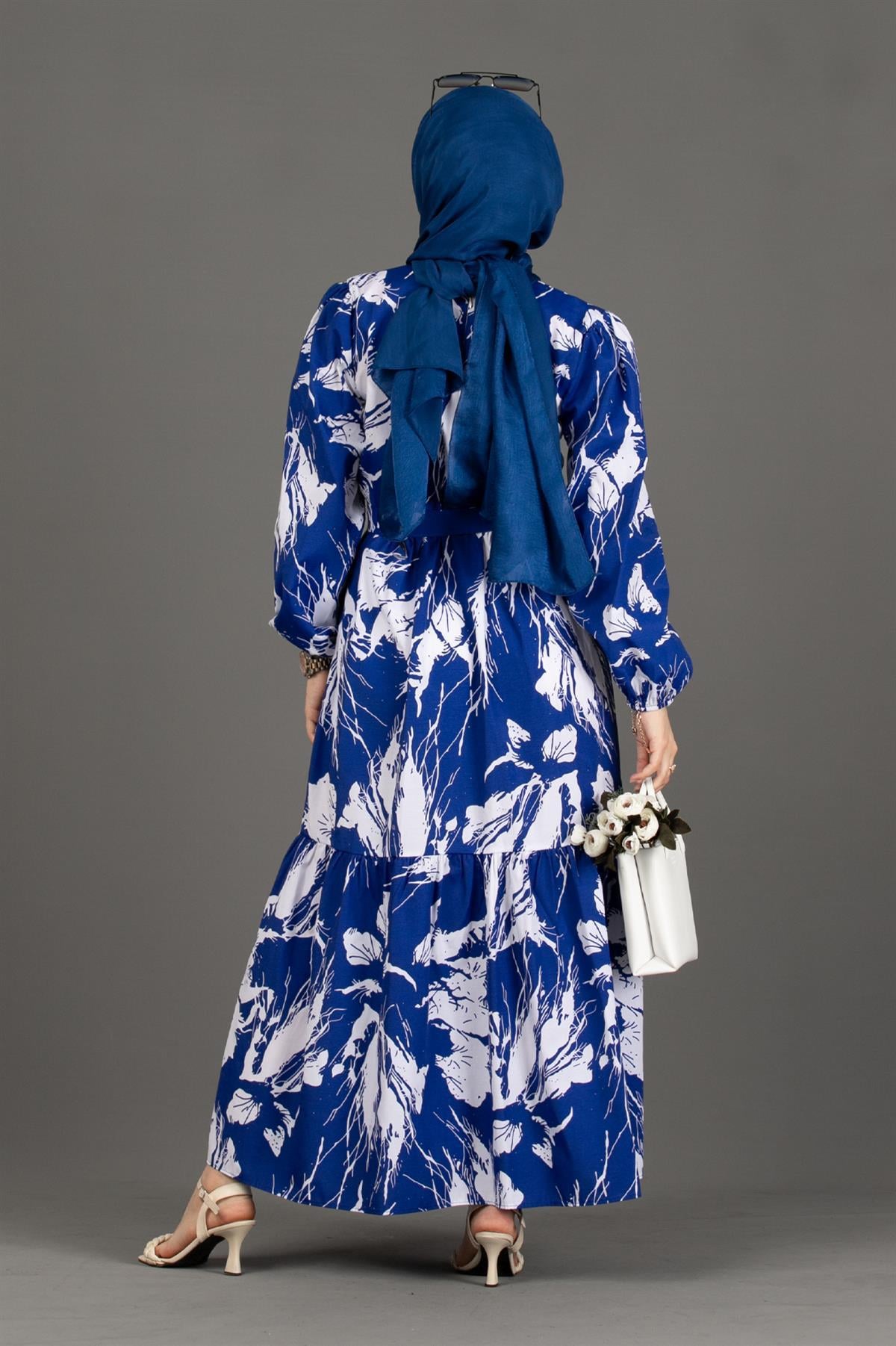 Lina Dress-Sax Blue