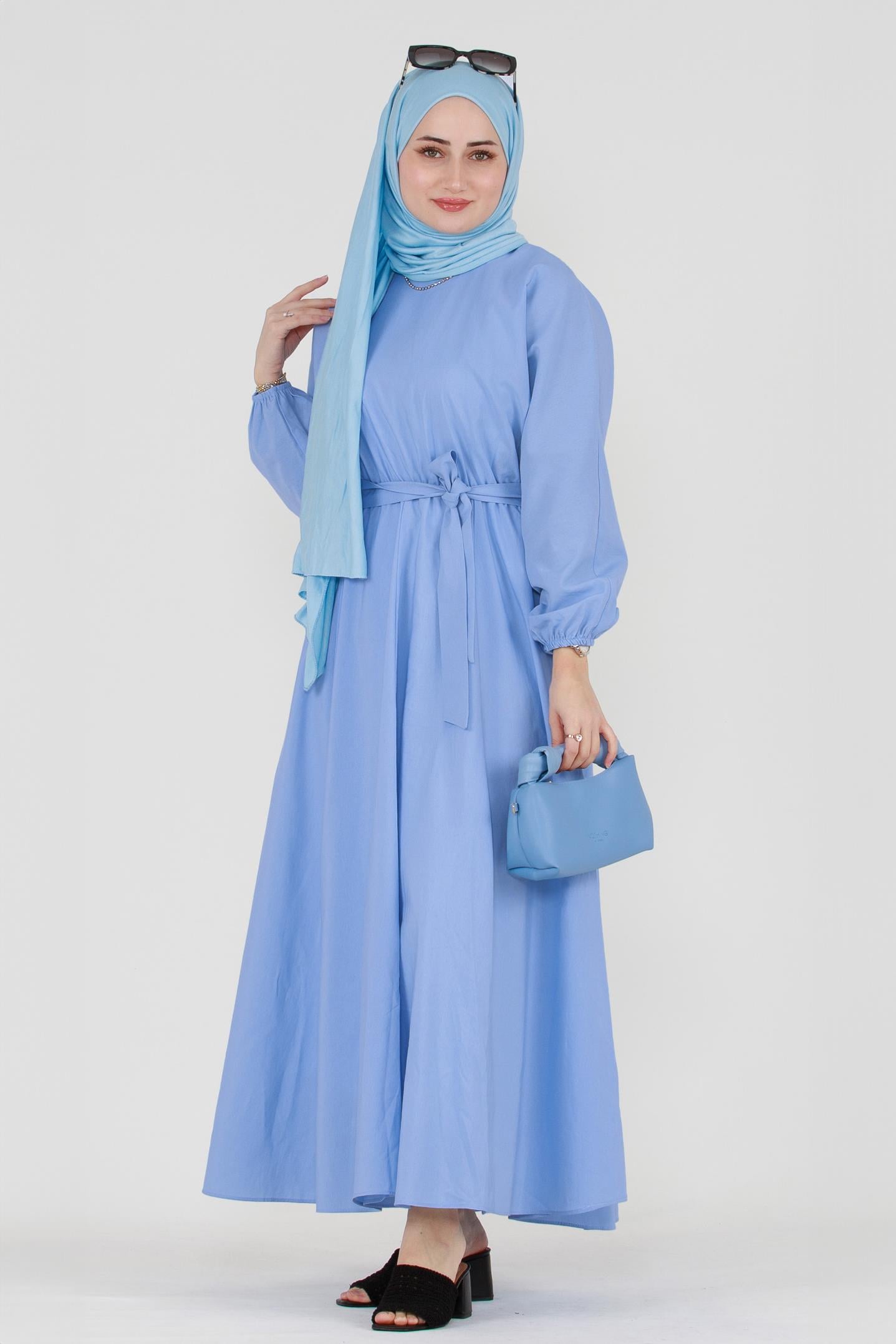 Mevlana Dress - Baby Blue