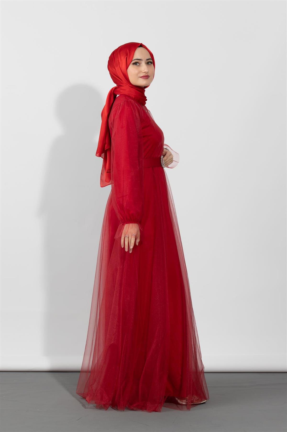 Peri Model Abiye-Şeker-Kırmızı