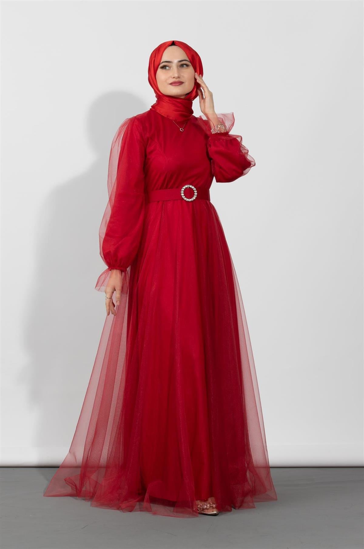 Peri Model Abiye-Şeker-Kırmızı
