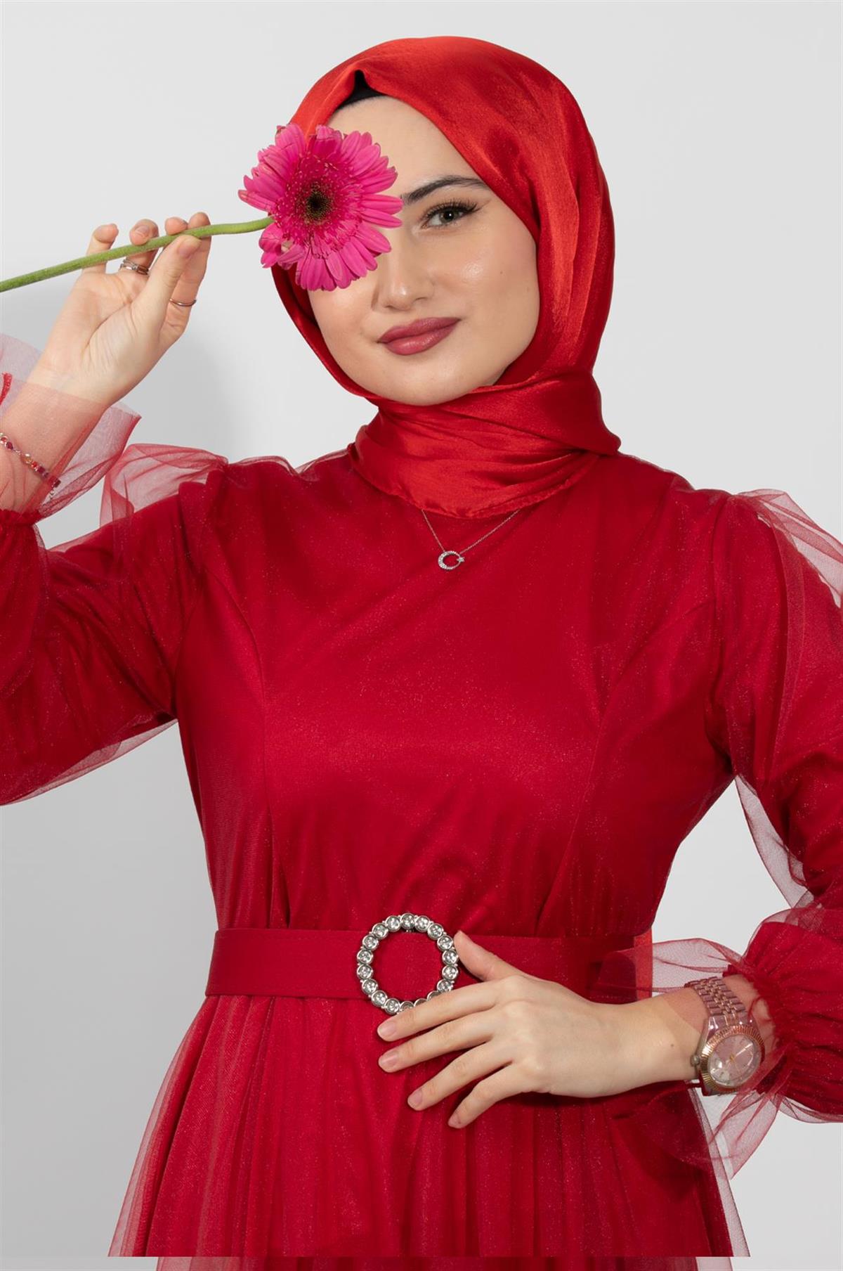 Peri Model Abiye-Şeker-Kırmızı