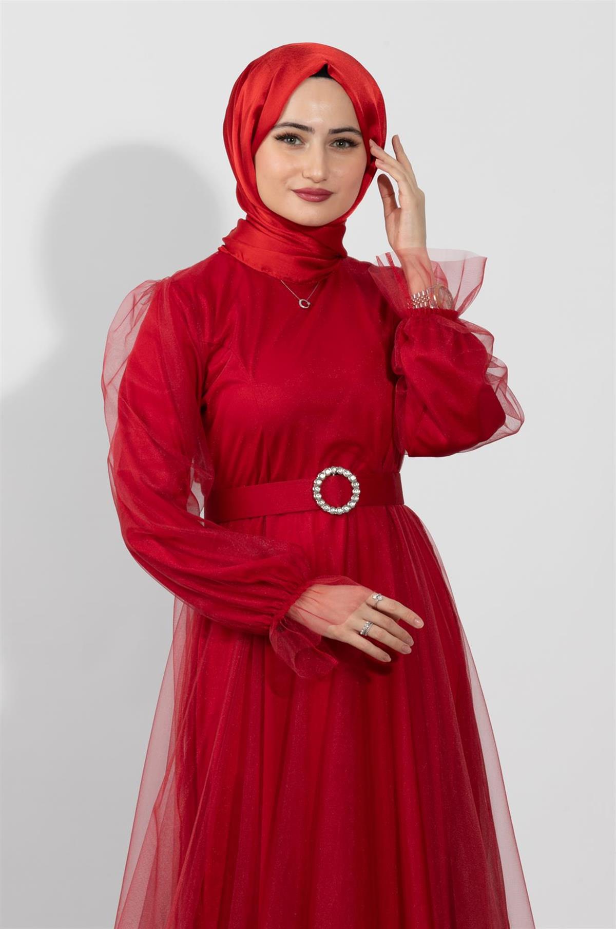 Peri Model Abiye-Şeker-Kırmızı