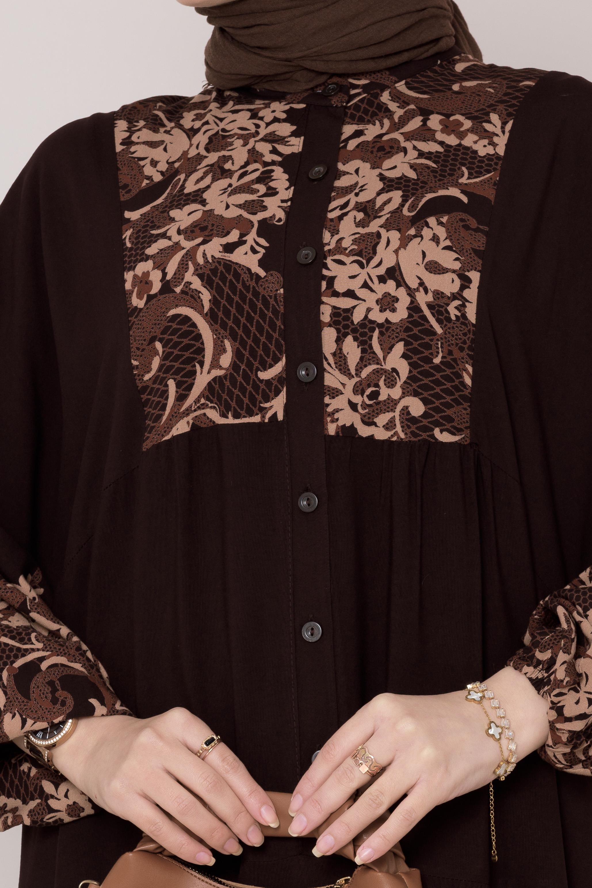 Viscose Dress- color brown