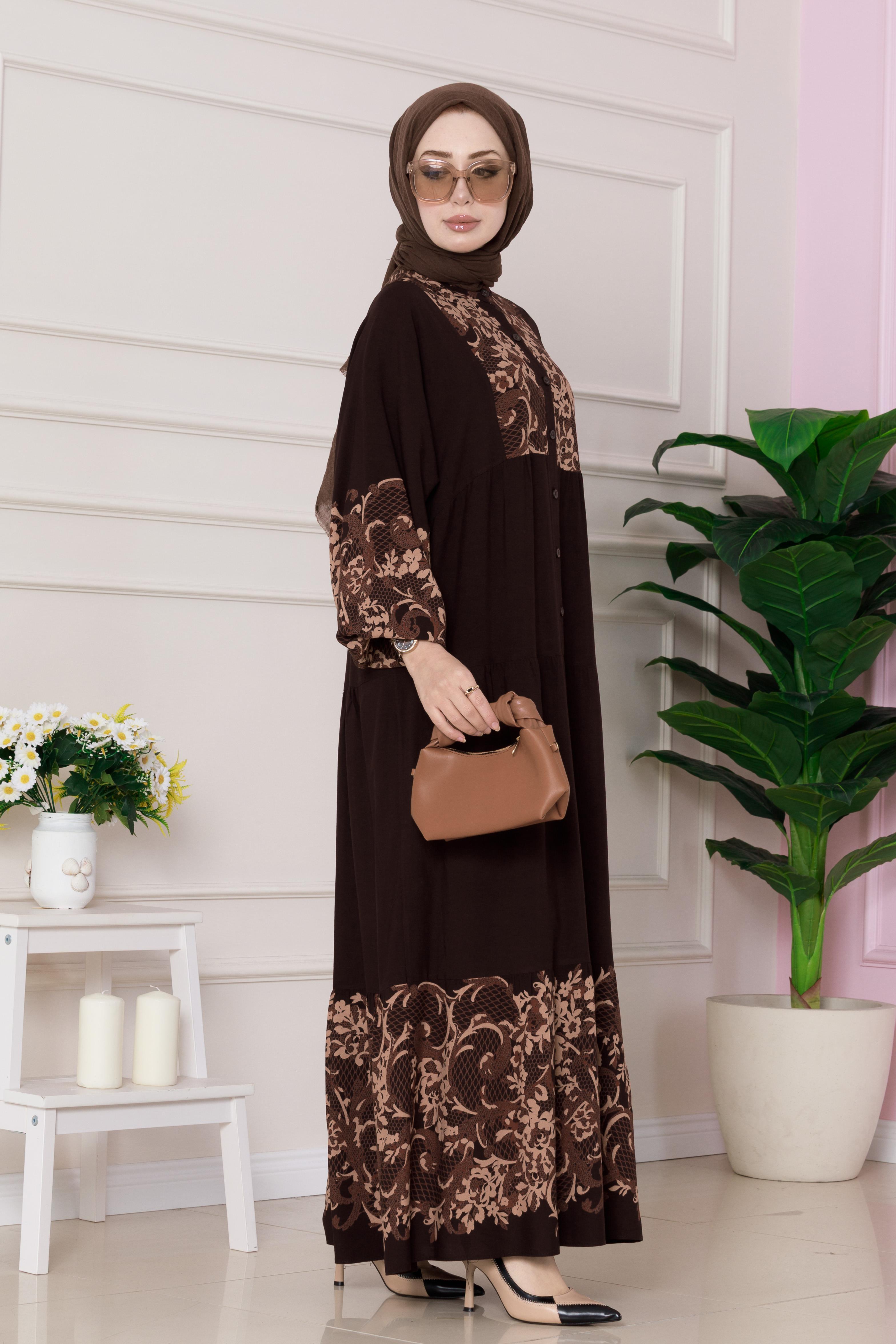 Viscose Dress- color brown