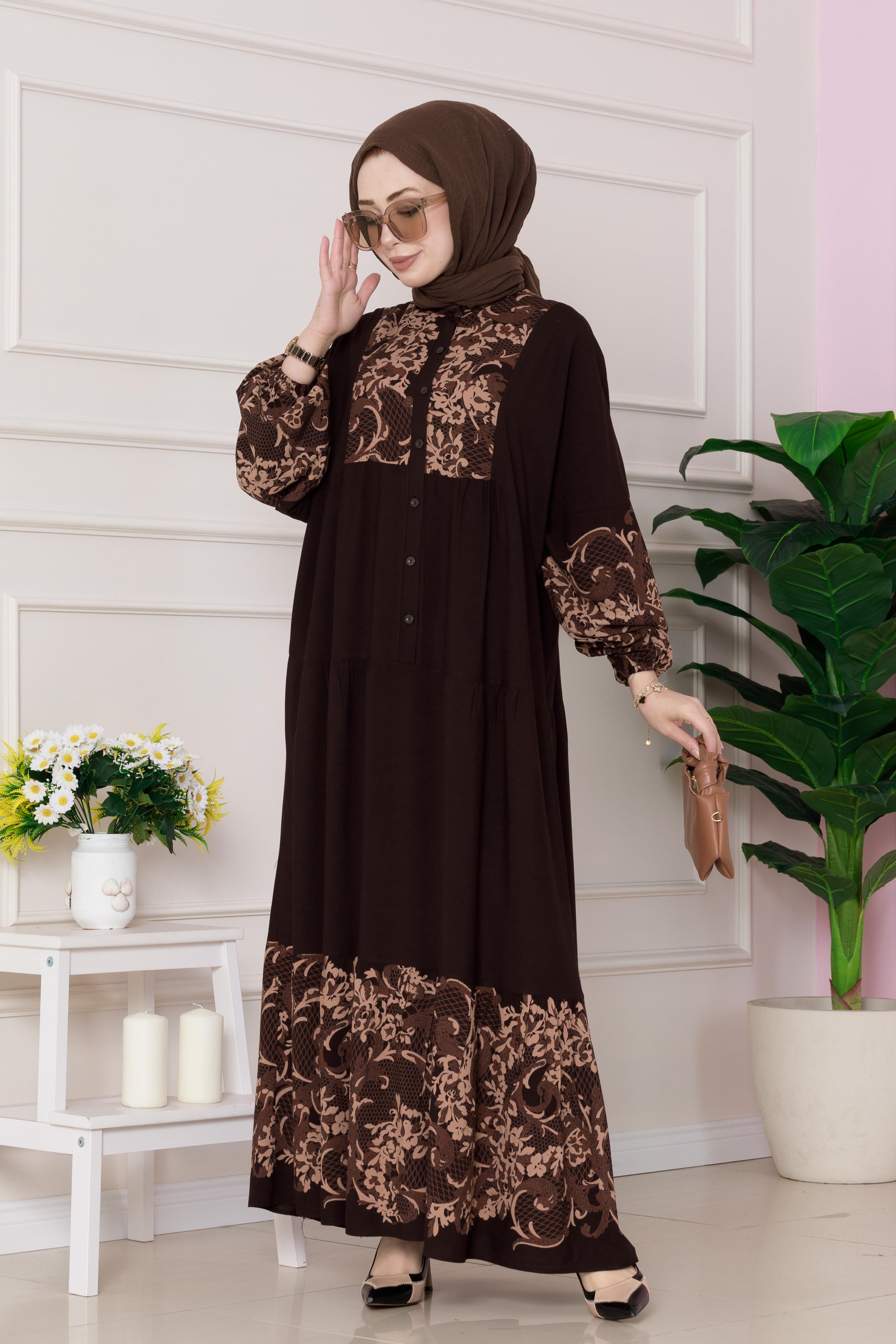Viscose Dress- color brown