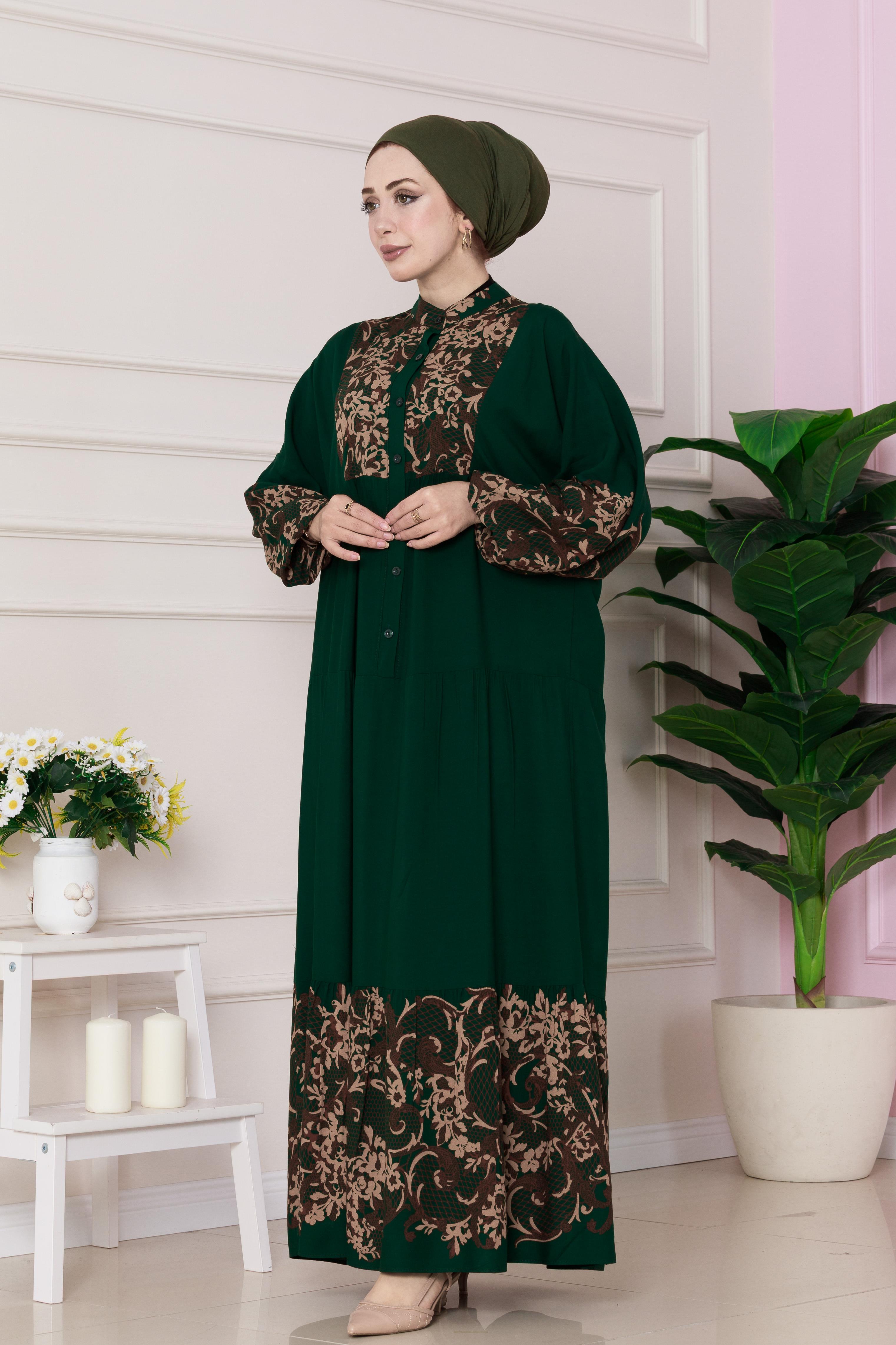 Viscose Dress- color green