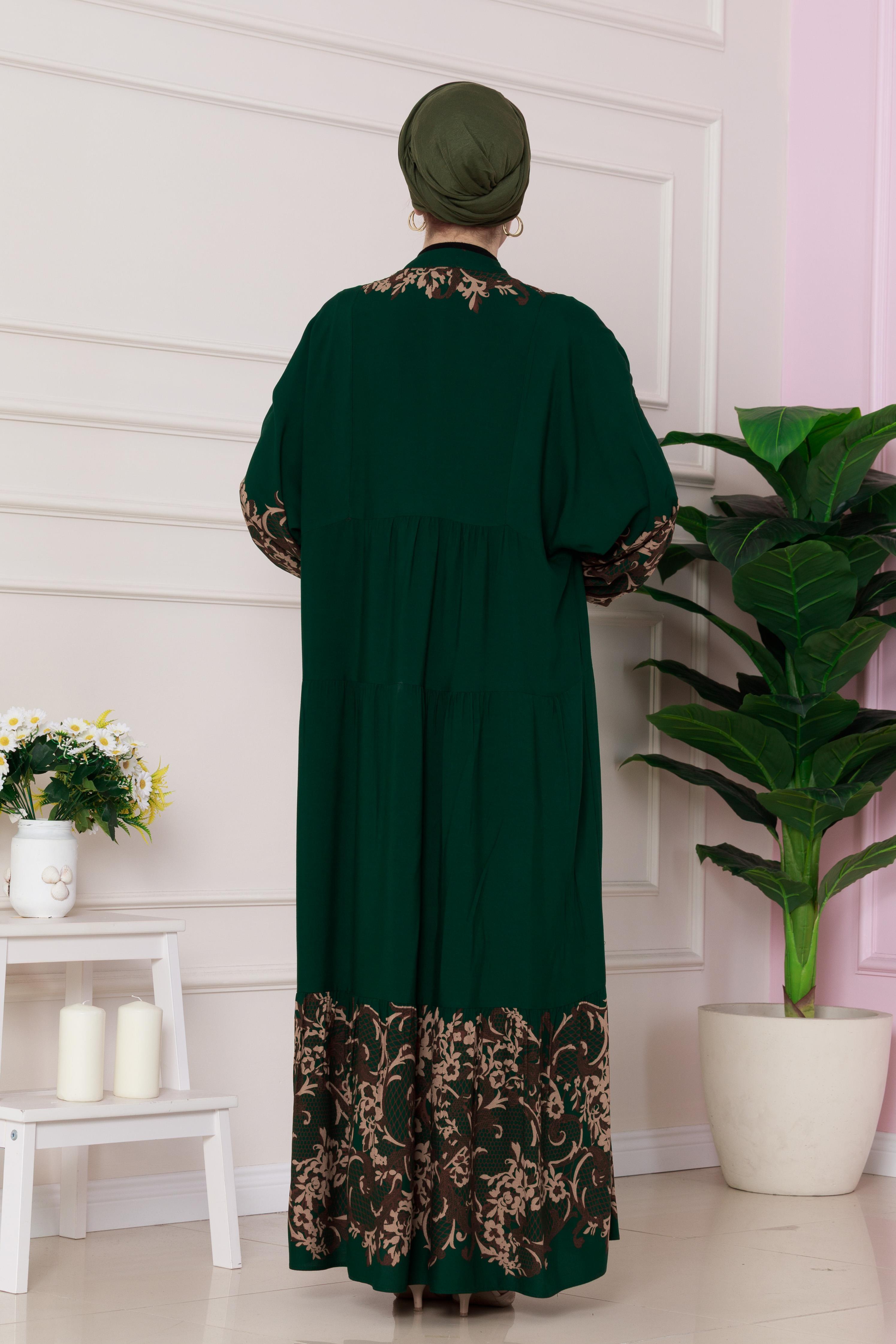 Viscose Dress- color green