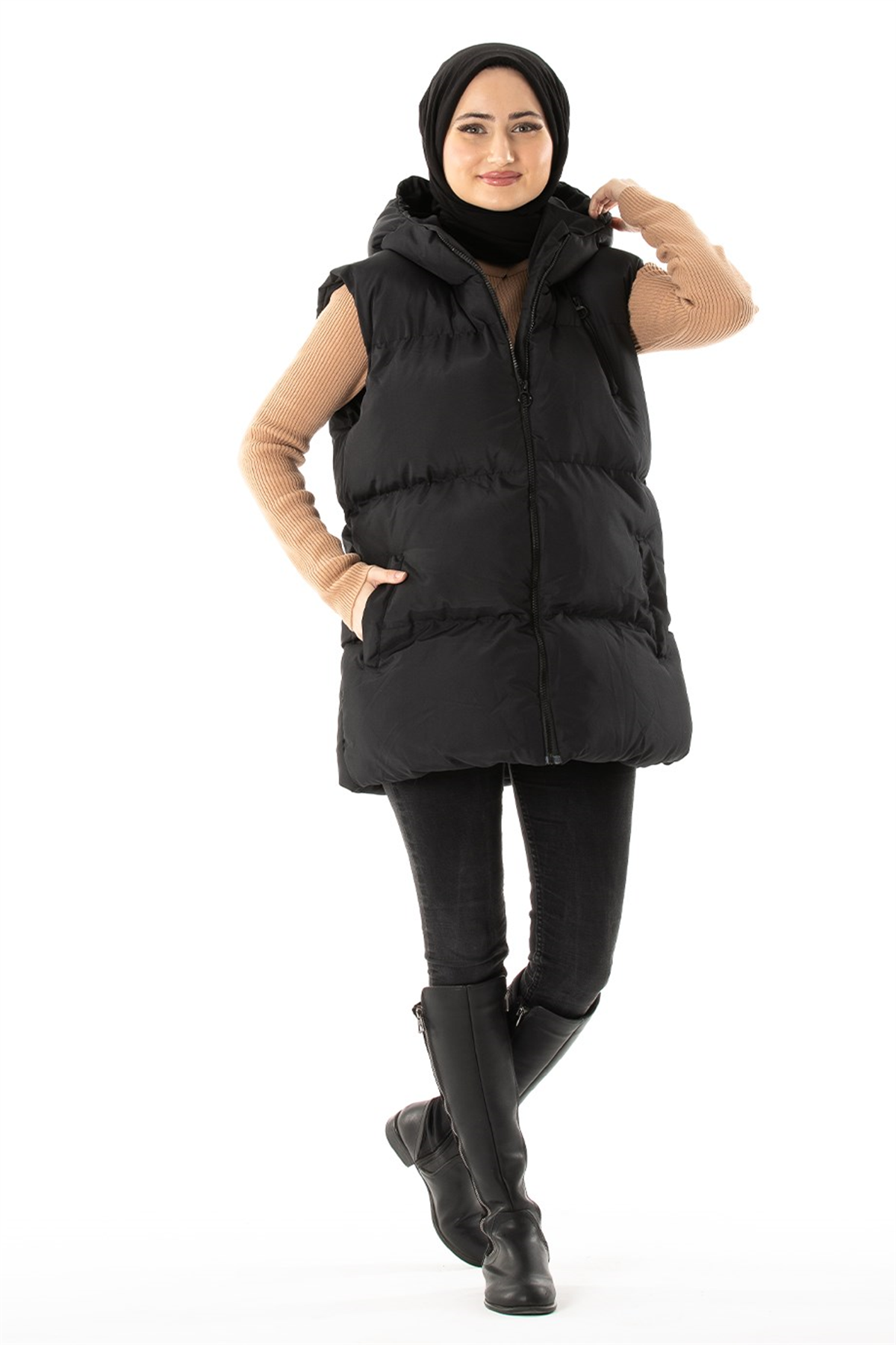 Puffer West - Black