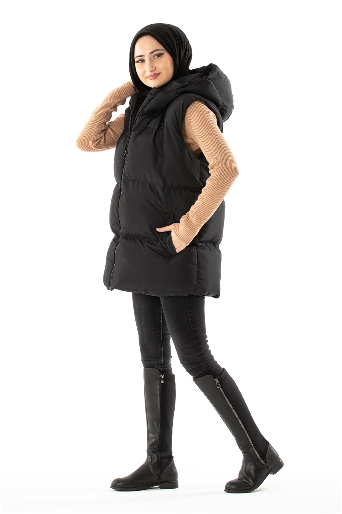 Puffer West - Black