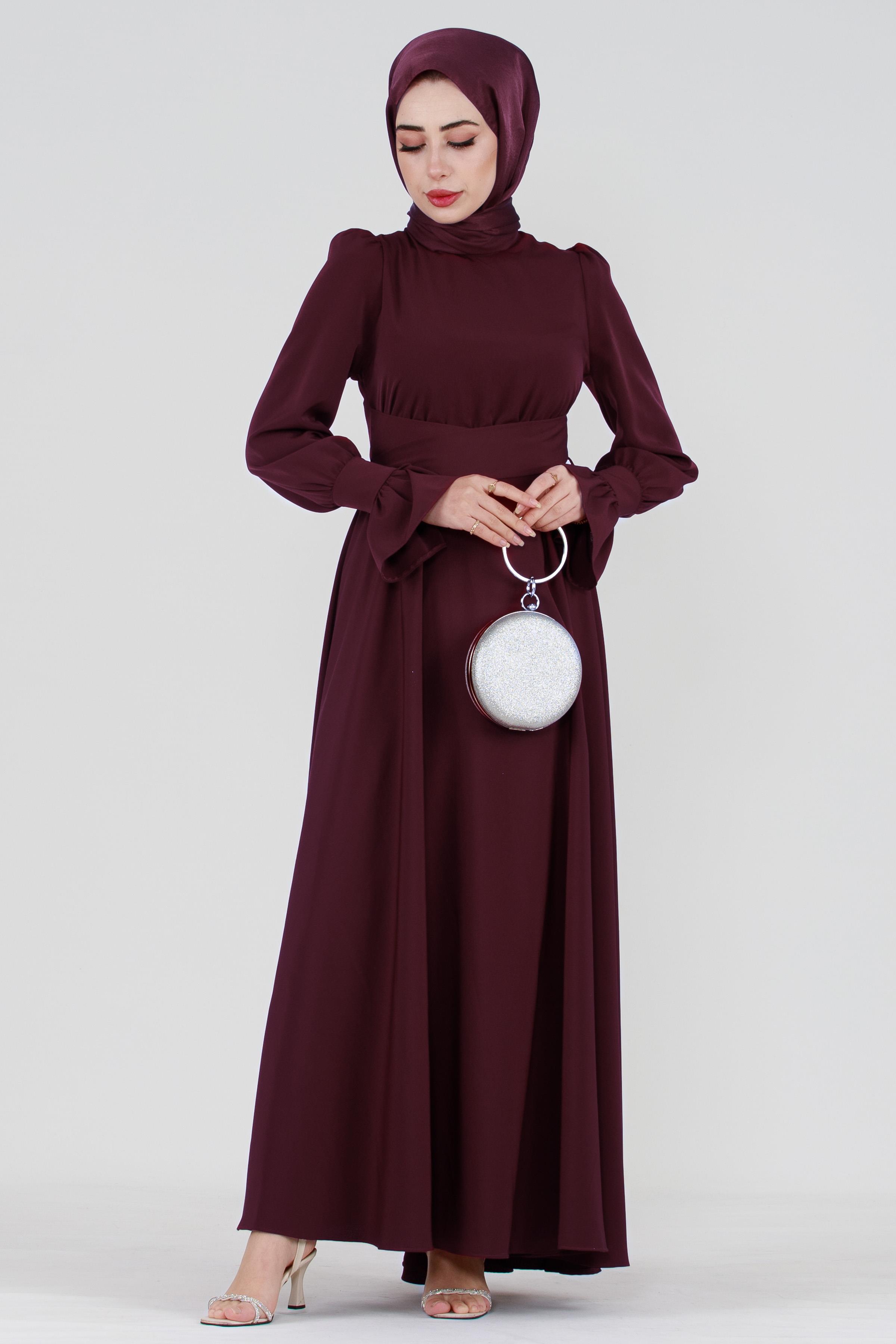 Tuana Abiye Elbise-Bordo