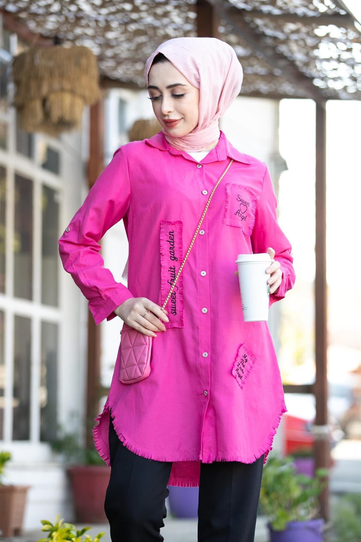 Tunik-fuşya