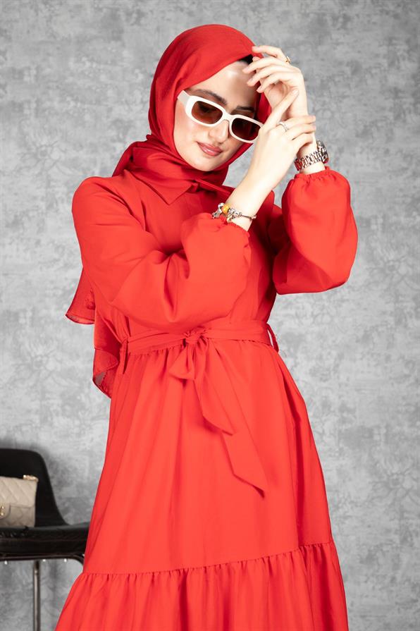 Afra Dress - Red