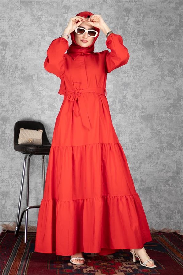 Afra Dress - Red