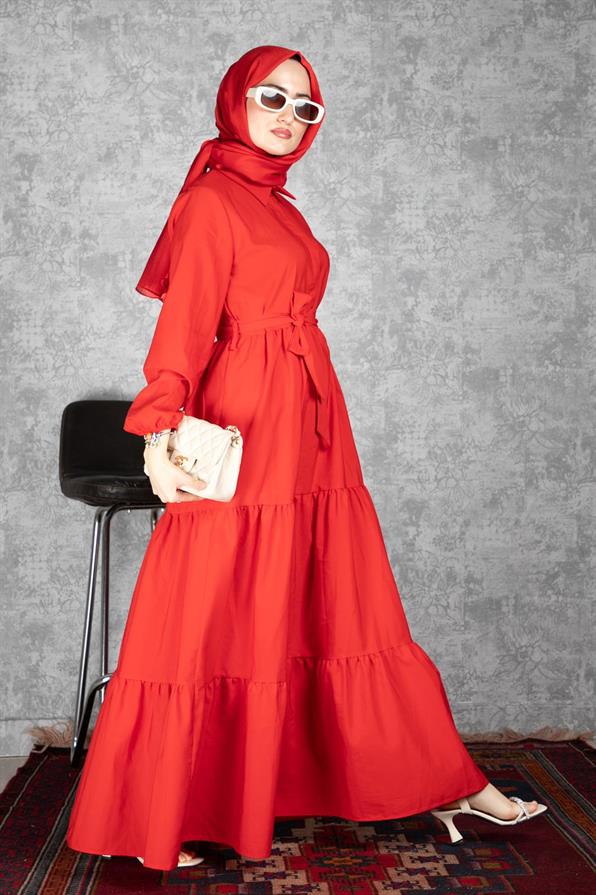 Afra Dress - Red