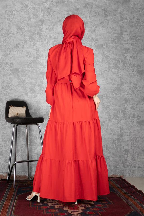 Afra Dress - Red