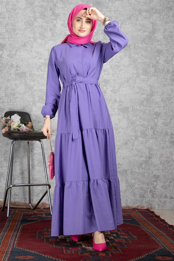 Afra Dress - Purple