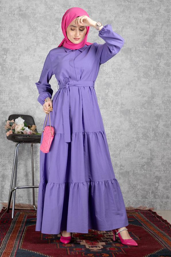 Afra Dress - Purple