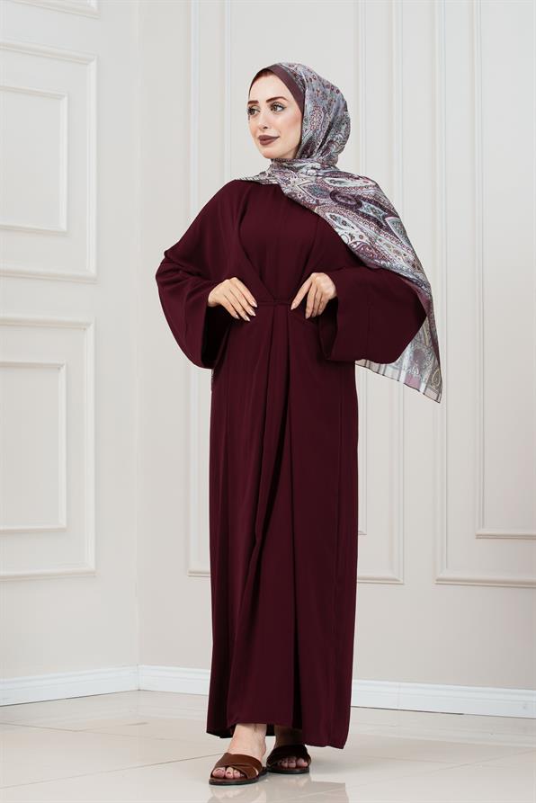 Bağlamalı Maria Elbise-Bordo