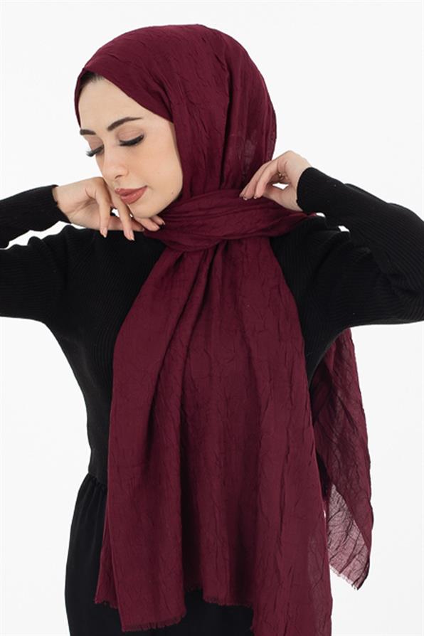 Bamboo Shawl-Burgundy