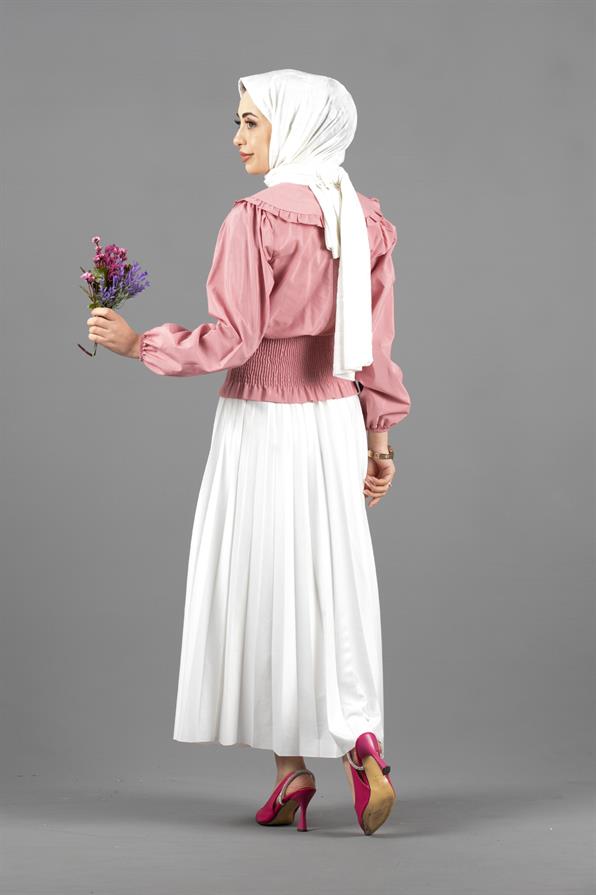 Baby Collar Shirt -Pink color
