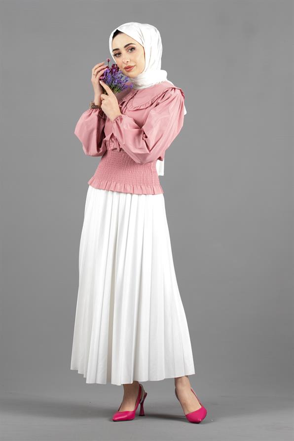 Baby Collar Shirt -Pink color