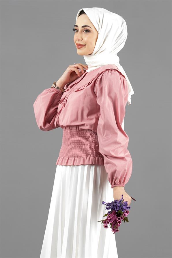 Baby Collar Shirt -Pink color