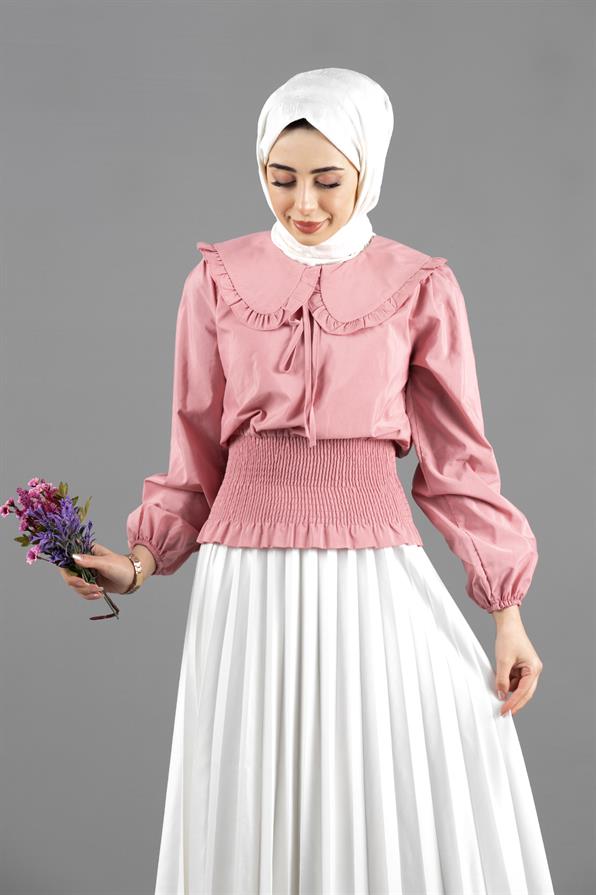 Baby Collar Shirt -Pink color
