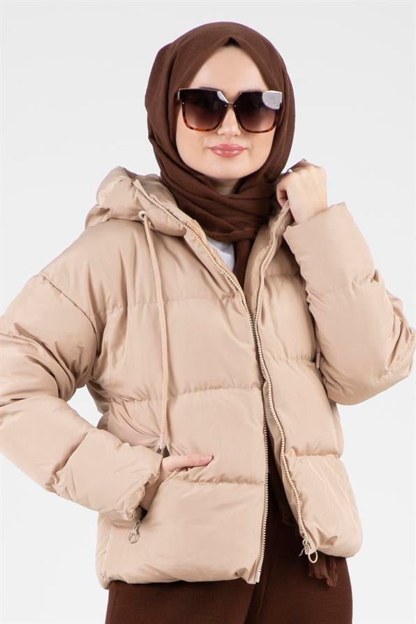 Belboy Şişme Mont-Bej