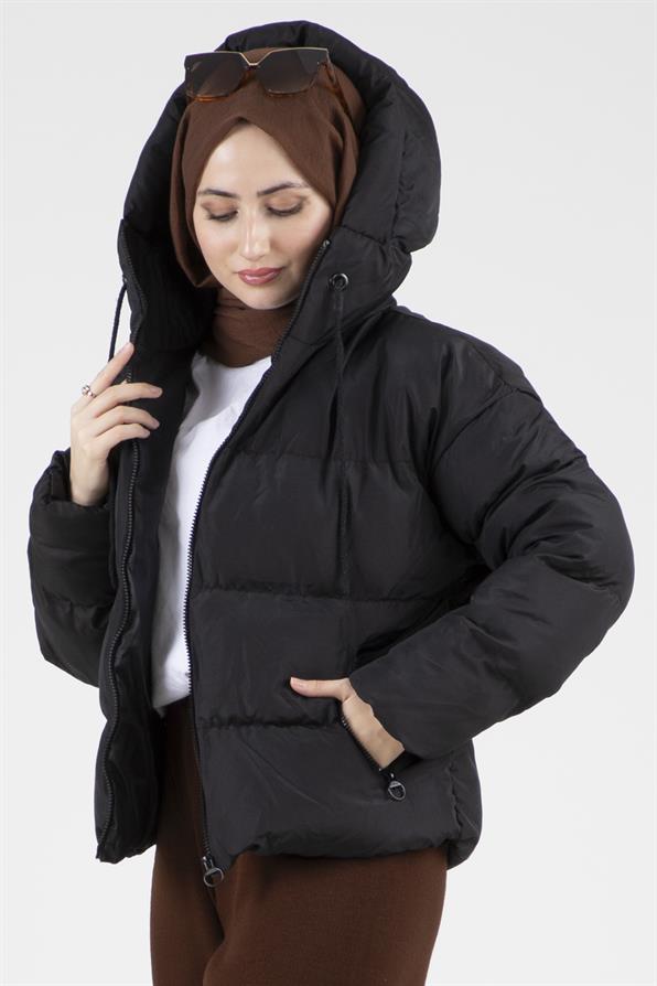 Belboy Şişme Mont-Siyah