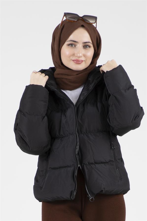 Belboy Şişme Mont-Siyah