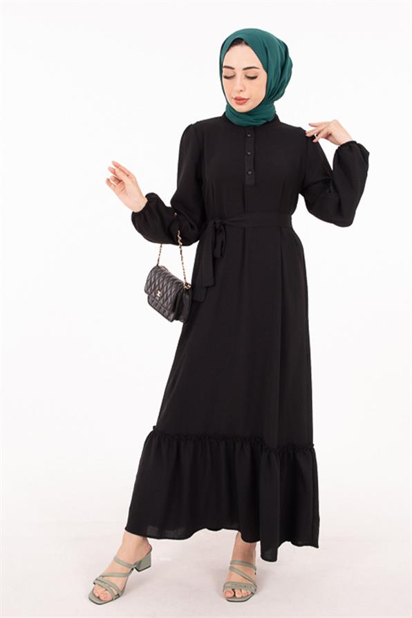 Aerobin Fabric Dress - Black