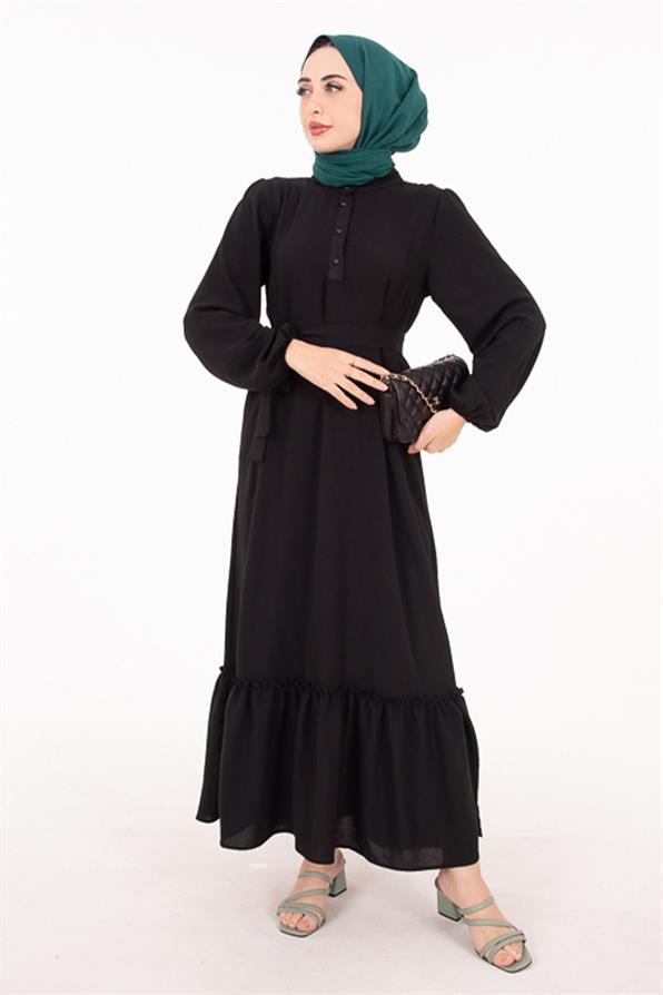 Aerobin Fabric Dress - Black