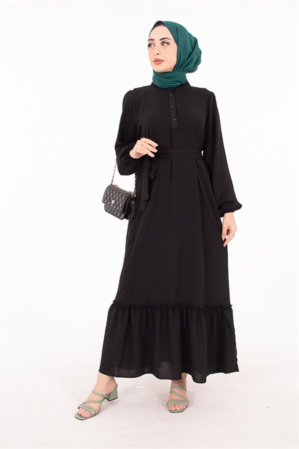Aerobin Fabric Dress - Black