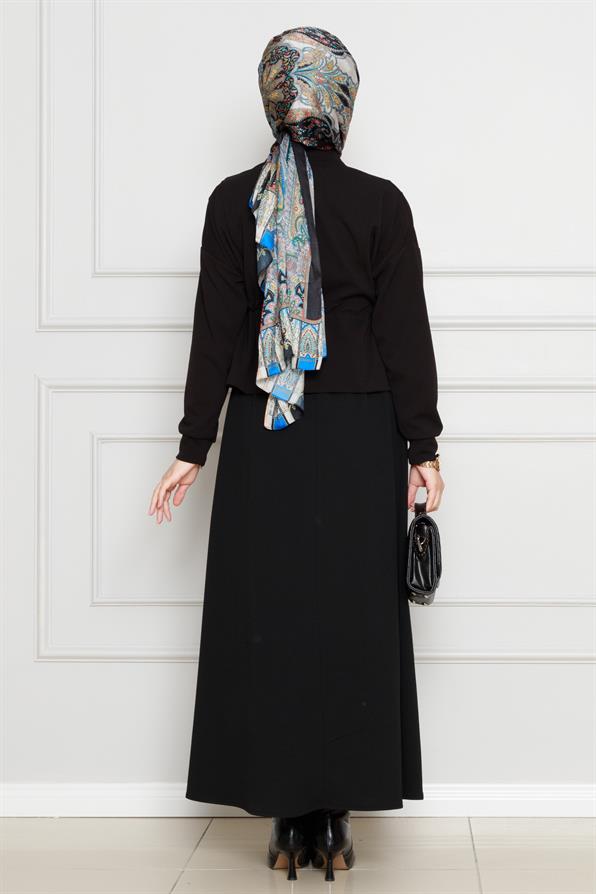 بدلة تنورة - لون أسود