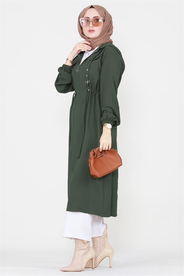Belted Seasonal Tunic - Khaki.