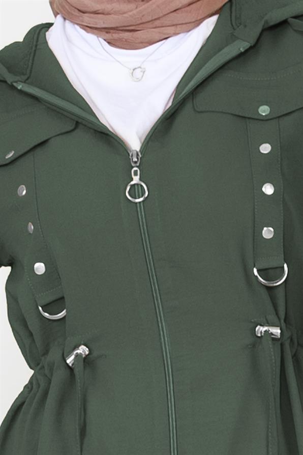 Belted Seasonal Tunic - Khaki.