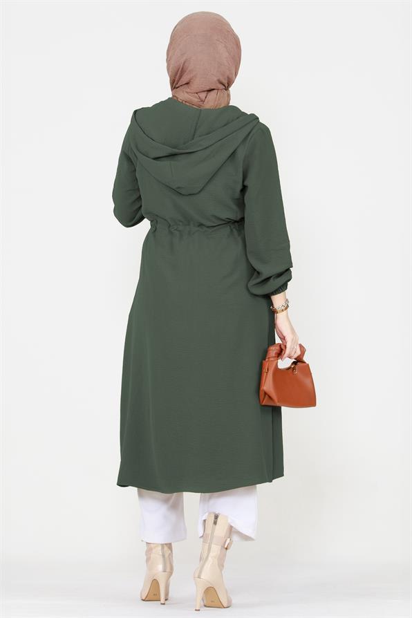Belted Seasonal Tunic - Khaki.