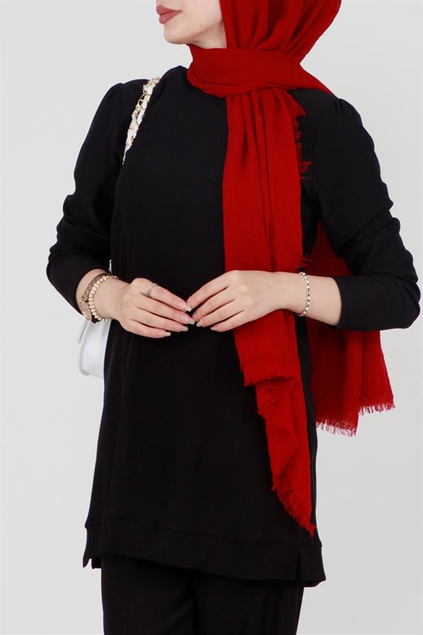 طقم بدلة لون - أسود