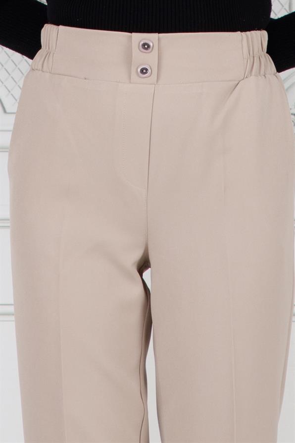 Cepli Dar Paça Pantolon-Bej